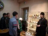 Экскурсия в Благовещенском Кафедральном Соборе. Школьники 7-9 классов под руководством классных руководителей О.М.Сысоевой и Е.В.Озимок побывали на экскурсии в Благовещенском Кафедральном Соборе.