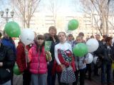 ЗОЖ. Ученики 7 и 8 классов стали активными участниками городской акции «Мы за здоровый образ жизни!»